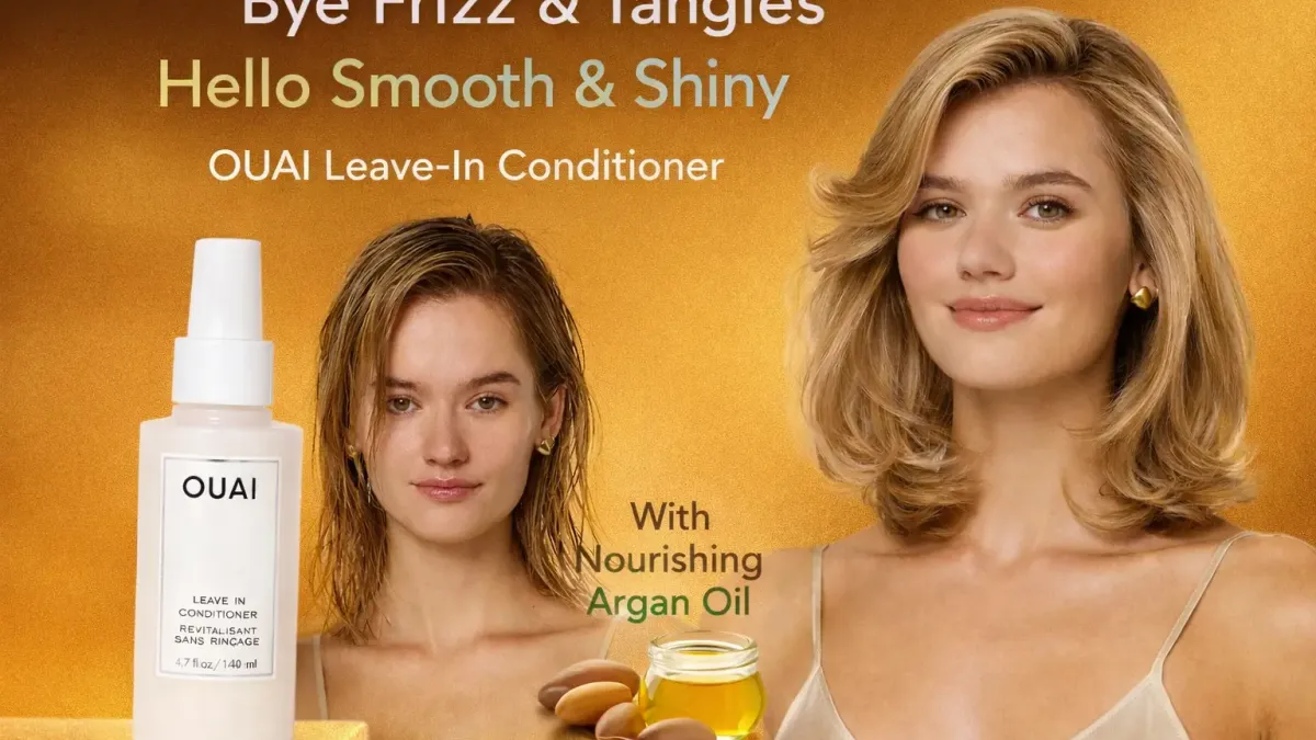 Argan Hair Spray & Heat Protection: OUAI Leave-In Conditioner