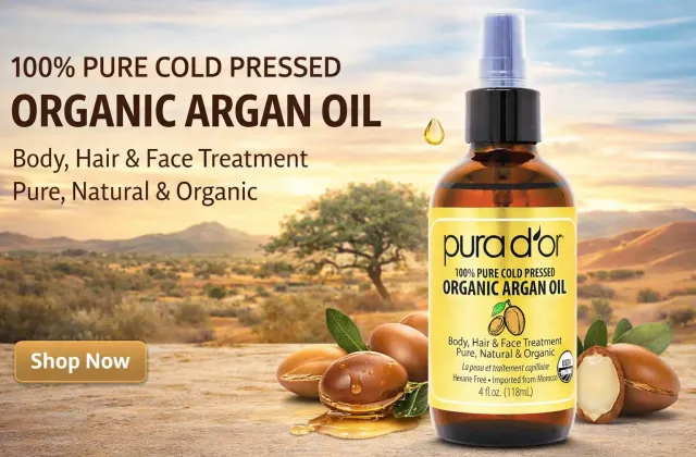 Best Pure Moroccan Argan Oil Moisturizer: PURA D'OR ★★★★☆ (4,5)
