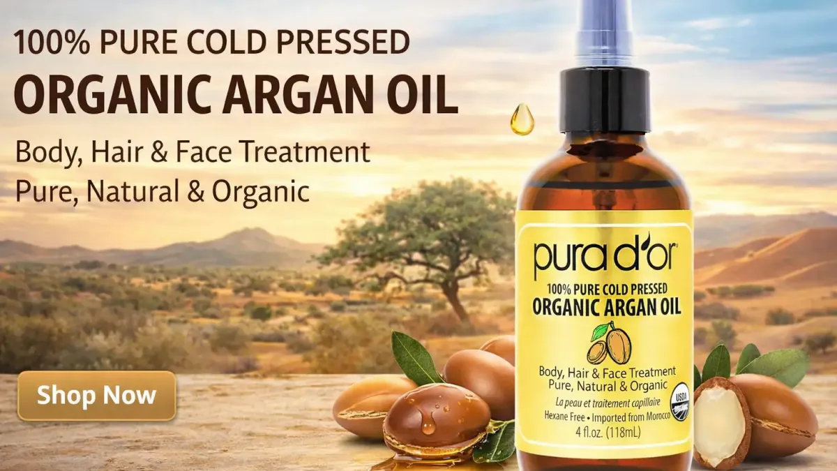Best Pure Moroccan Argan Oil Moisturizer: PURA D'OR ★★★★☆ (4,5)