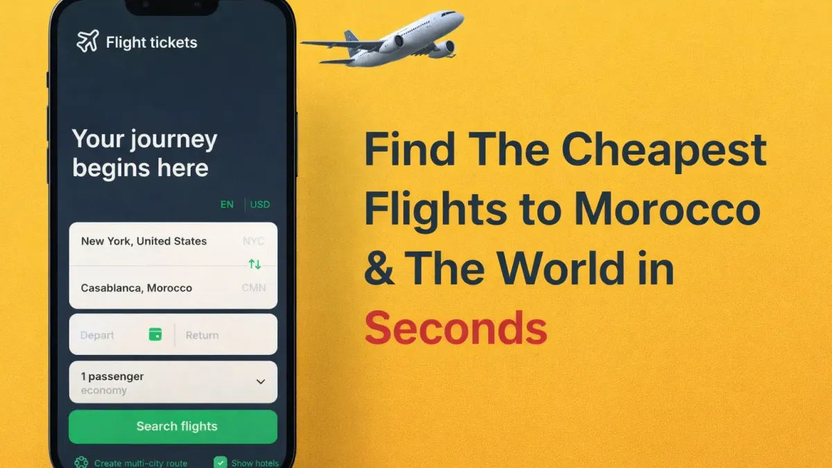 How to Find & Compare Cheapest Flights to Morocco in Seconds