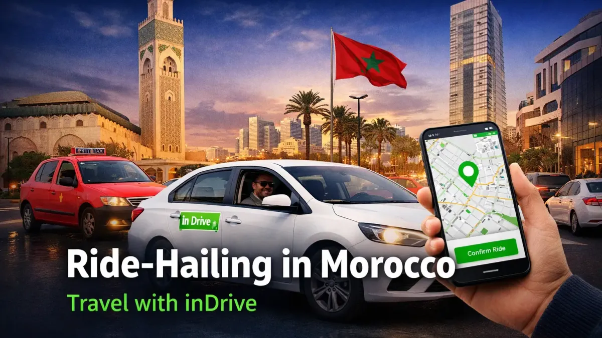 Ride-Hailing and Ridesharing in Morocco: Travel with inDrive
