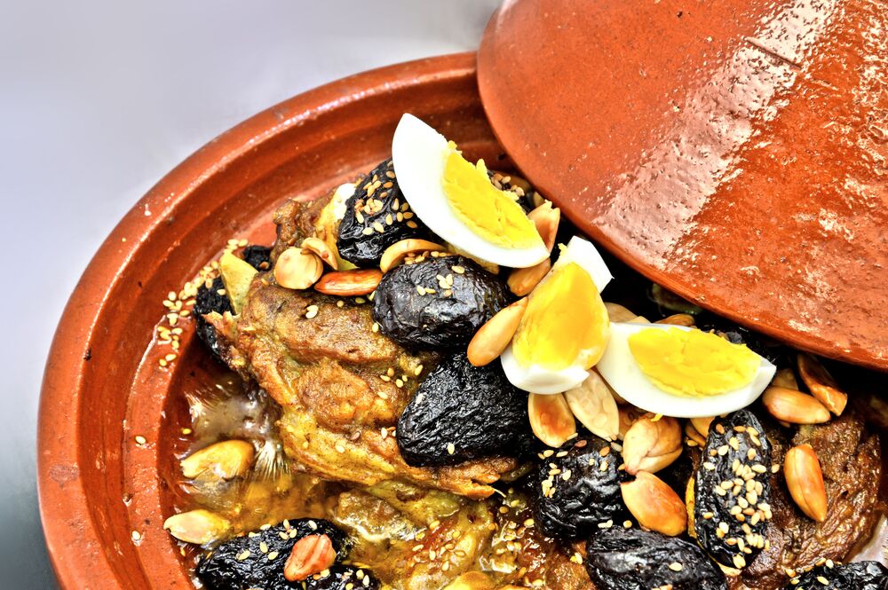 Moroccan tagine dish